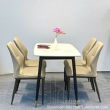 Bộ Bàn Ăn 4 Ghế Cho Nhà Nhỏ 2657S