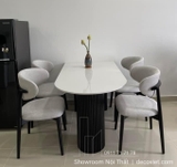 Bộ Bàn Ăn 4 Ghế Đẹp 2458S