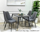 Bộ Bàn Ăn 4 Ghế Nhỏ Gọn 1582S