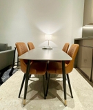 Bộ Bàn Ăn 4 Ghế Mặt Đá 2696S