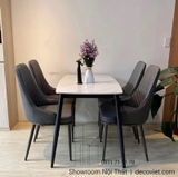Bộ Bàn Ăn 4 Ghế Giá Rẻ 1734S