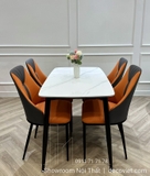 Bộ Bàn Ăn 4 Người 1m2 Giá Rẻ 1918S