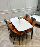 Bộ Bàn Ăn 4 Người 1m2 Giá Rẻ 1918S