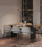 Bộ Bàn Ăn 6 Ghế Đẹp 1559S