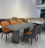 Bộ Bàn Ăn 6 Ghế Mặt Đá 2709S