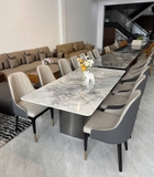 Bộ Bàn Ăn 6 Ghế Mặt Đá 2809S