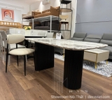 Bộ Bàn Ăn 6 Ghế Mặt Đá 2864S
