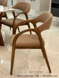 Bộ Bàn Ăn 6 Ghế Mặt Đá Chân Gỗ 2610S