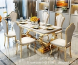 Bộ Bàn Ăn 6 Ghế Tân Cổ Điển 1528S