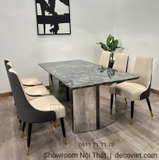 Bộ Bàn Ăn Mặt Đá Nhập Khẩu 1561S