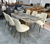 Bộ Bàn Ăn Mặt Đá 6 Người 2329S