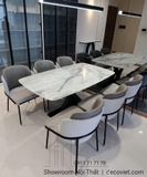 Bộ Bàn Ăn Mặt Đá 6 Người 2368S
