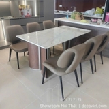 Bộ Bàn Ăn Mặt Đá 6 Người 2998S