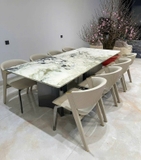 Bộ Bàn Ăn Mặt Đá 8 Ghế 2940S