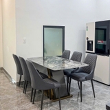 Bộ Bàn Ăn Mặt Đá Tự Nhiên 6 Ghế 2745S