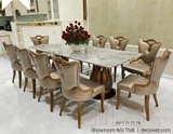 Bộ Bàn Ăn Tân Cổ Điển 2m4 8 Ghế 2811S