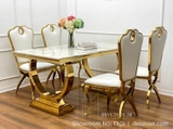 Bộ Bàn Ăn Tân Cổ Điển 4 Ghế 1593S