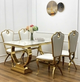 Bộ Bàn Ăn Tân Cổ Điển 4 Ghế 1593S