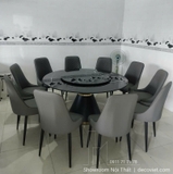 Bộ Bàn Ăn Tròn 10 Ghế Giá Rẻ 2859S