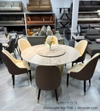 Bộ Bàn Ăn Tròn 6 Ghế 2807S