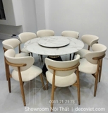 Bàn Ăn Tròn 8 Ghế 2495S