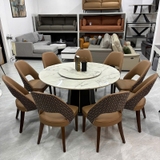 Bộ Bàn Ăn Tròn 8 Ghế 2860S