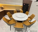 Bộ Bàn Ăn Tròn 8 Ghế Giá Rẻ 2693S