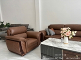 Bộ Ghế Sofa Da Bò Cao Cấp 1012T