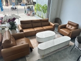 Bộ Ghế Sofa Da Bò Chỉnh Điện 909T