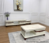 Combo Kệ Tivi Bàn Trà Mặt Đá 106T