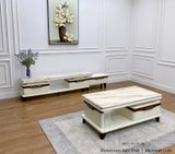 Combo Kệ Tivi Bàn Trà Mặt Đá 106T