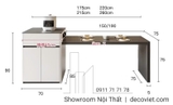 Đảo Bếp Kết Hợp Bàn Ăn 2338S