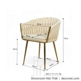 Ghế Ăn Bọc Vải Hiện Đại 454S