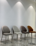 Bàn Ăn Chân Inox Mặt Đá 6 Ghế 2789S