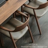 Ghế Ăn Gỗ Nệm Da 602S