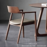 Ghế Ăn Gỗ Nệm Da 602S