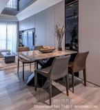 Ghế Ăn Bọc Da Bò 399S
