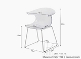 Ghế Cafe Nhựa Chân Thép 226T