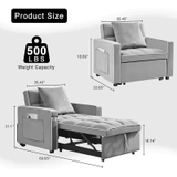 Ghế Sofa Bed Gấp Gọn 116T