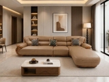 Ghế Sofa Chữ L Bọc Da 1190T