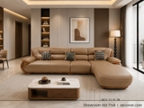 Ghế Sofa Chữ L Bọc Da 1190T