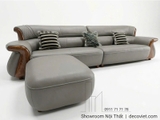Ghế Sofa Gỗ Mun Bọc Da 1188T