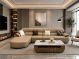 Ghế Sofa Gỗ Mun Bọc Da Bò Thật 1130T