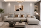 Ghế Sofa Góc Bọc Da 1167T