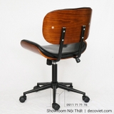 Ghế Văn Phòng Lưng Gỗ 383T