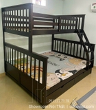 Giường Tầng Cho Bé 401T – Nâu