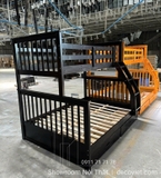 Giường Tầng Cho Bé 401T – Nâu
