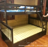 Giường Tầng Cho Bé 401T – Nâu