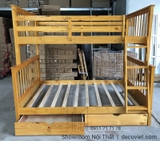 Giường Tầng Gỗ Giá Rẻ 1T – Vàng