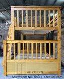 Giường Tầng Gỗ Giá Rẻ 1T – Vàng